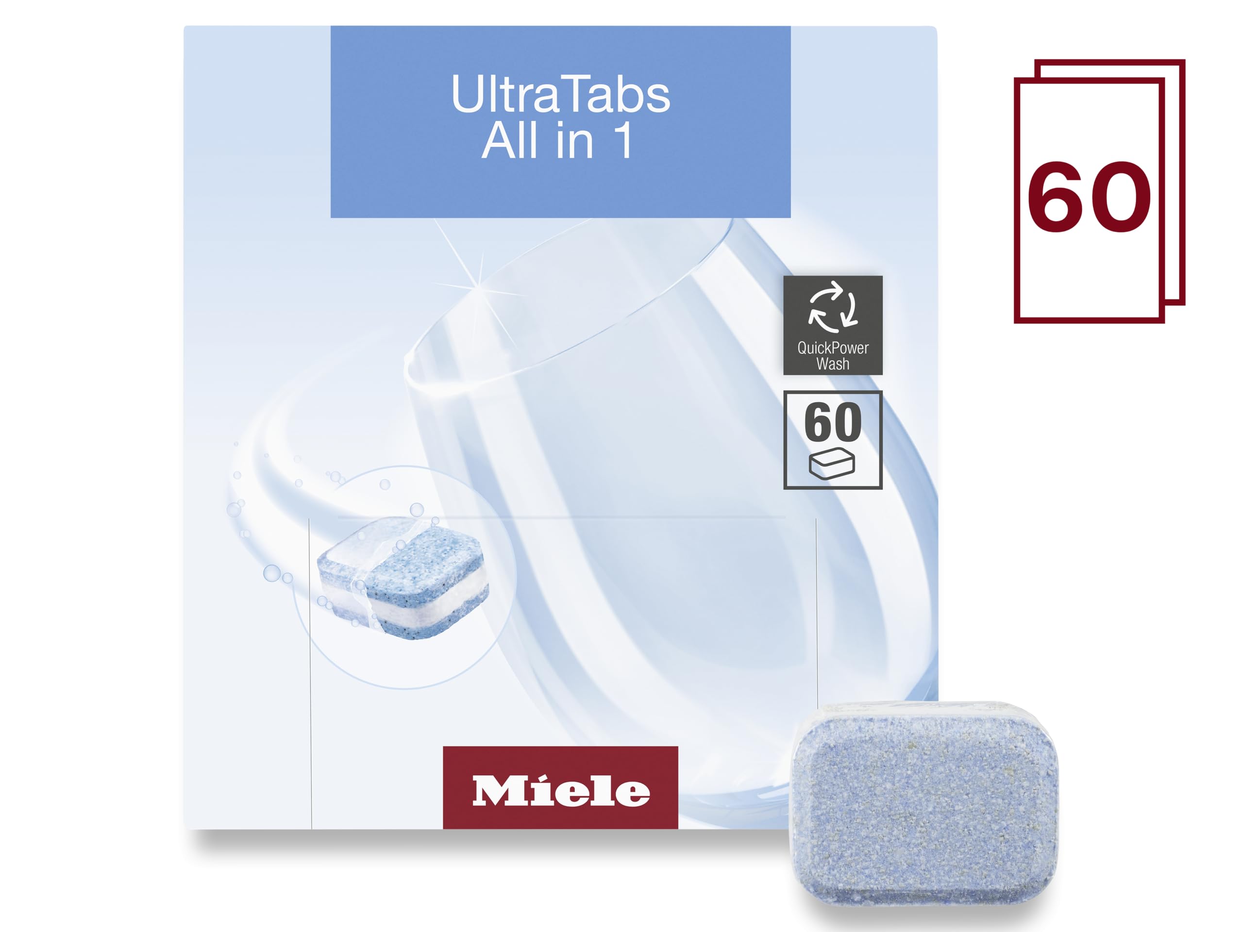 Miele UltraTabs All-in-1 Dishwasher Tablets | High Quality

