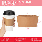 Paper Coffee Cups for Hot Beverages - Disposable To-Go Cups

