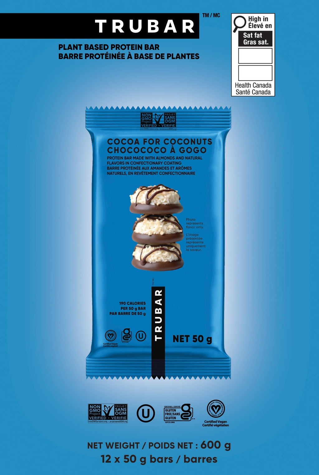 TRUBAR Vegan Protein Bar | Plant Based, Gluten Free

