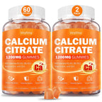 Calcium Citrate Gummies with Vitamin D3 - 1200 mg Calcium

