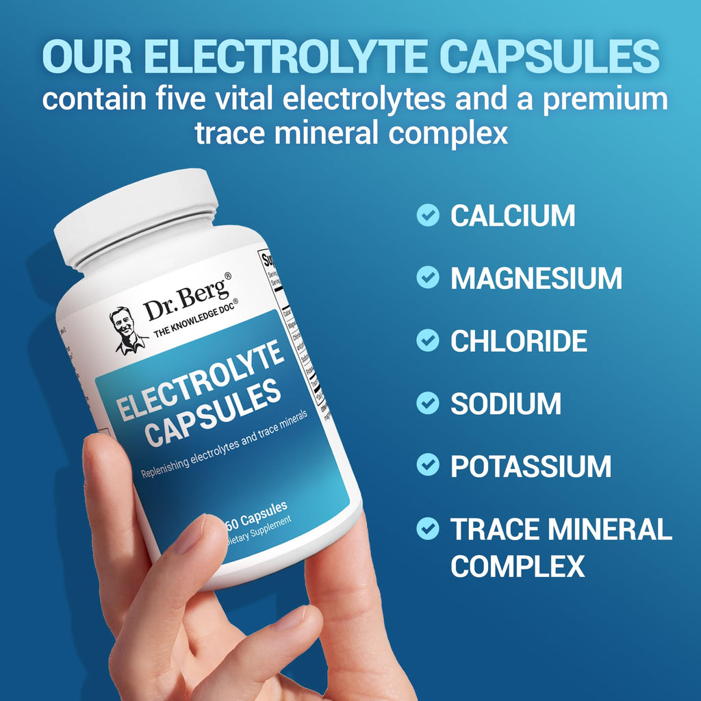 Dr. Berg Electrolyte Supplement for Hydration

