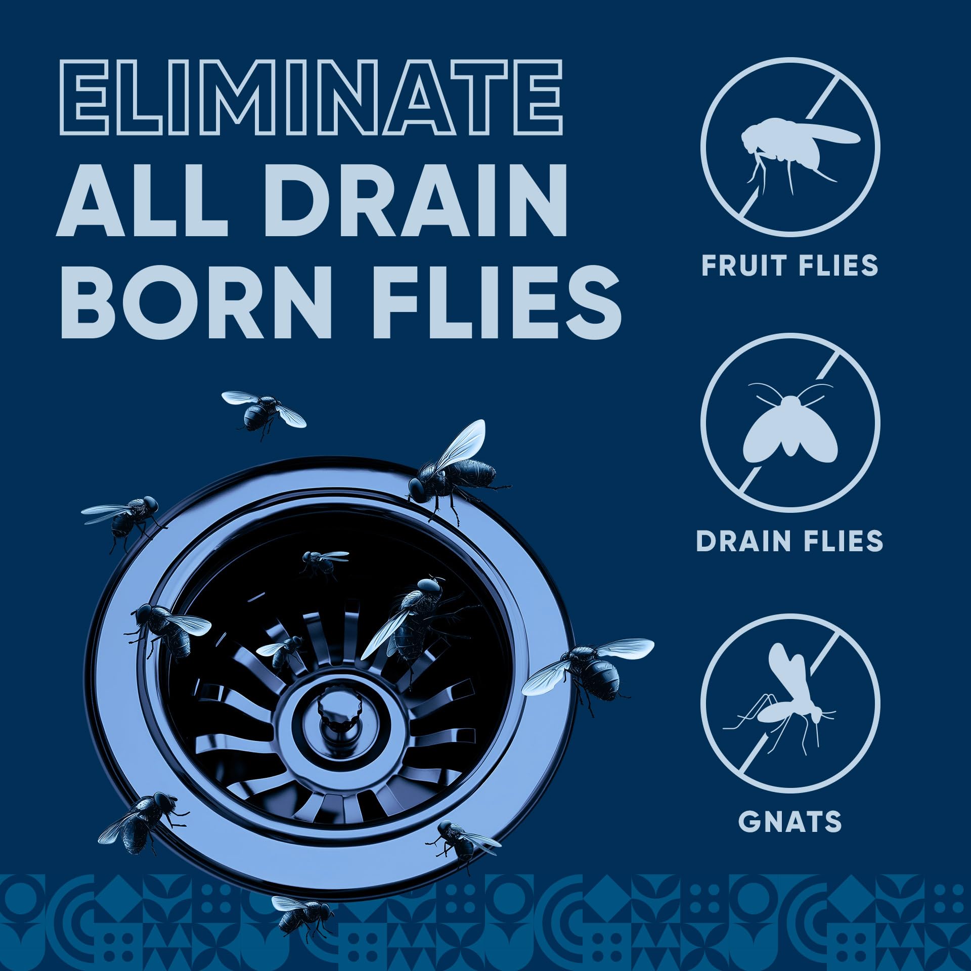 Drain Fly Eliminator - All-Natural Fruit Fly Drain Treatment


