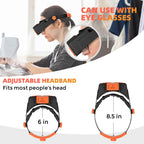 Headband Magnifier with Light - Rechargeable LED Loupe for Close Work

