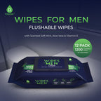 Pursonic Men Wipes - Flushable Plant-Based Alcohol-Free

