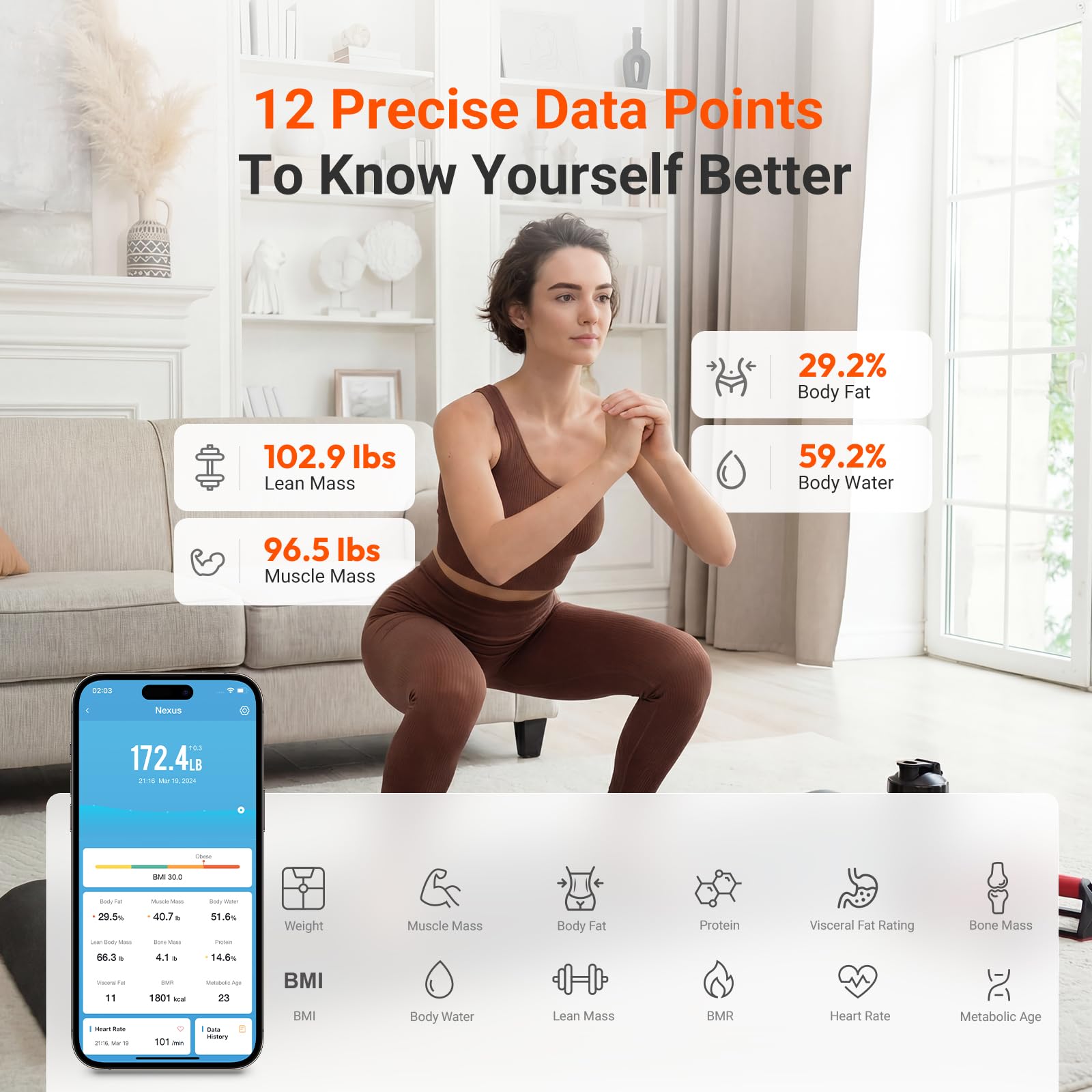 iHealth Nexus Smart Scale Weight and Body Composition

