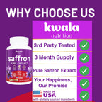 Kwala Nutrition Saffron Mood & Focus Supplement | Calm Focus


