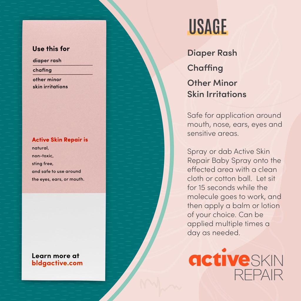 Active Skin Repair Baby Spray | Gentle Baby Skin Care

