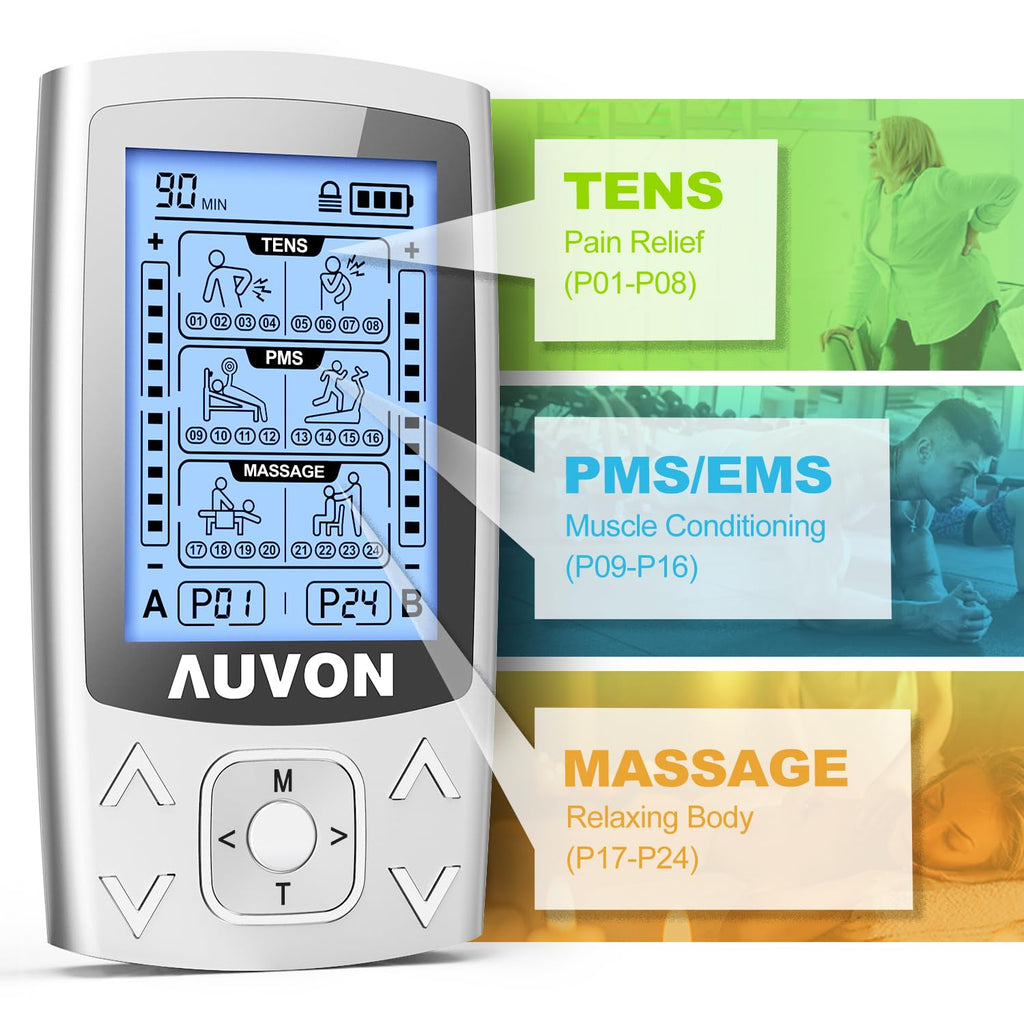 AUVON Electrical Stimulation Device for Pain Relief

