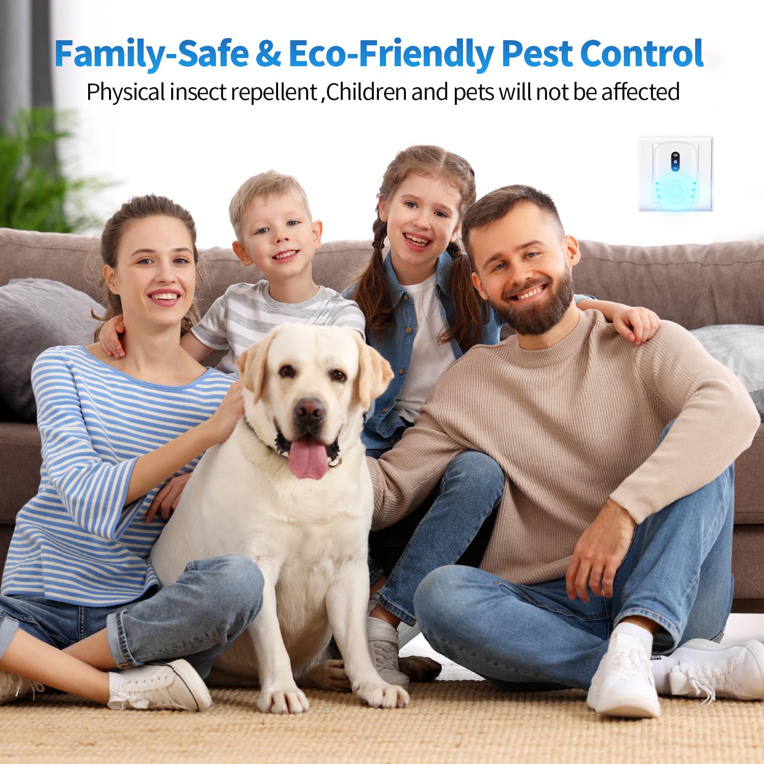 Cvtayn Ultrasonic Pest Repeller | 3-Mode Plug-in

