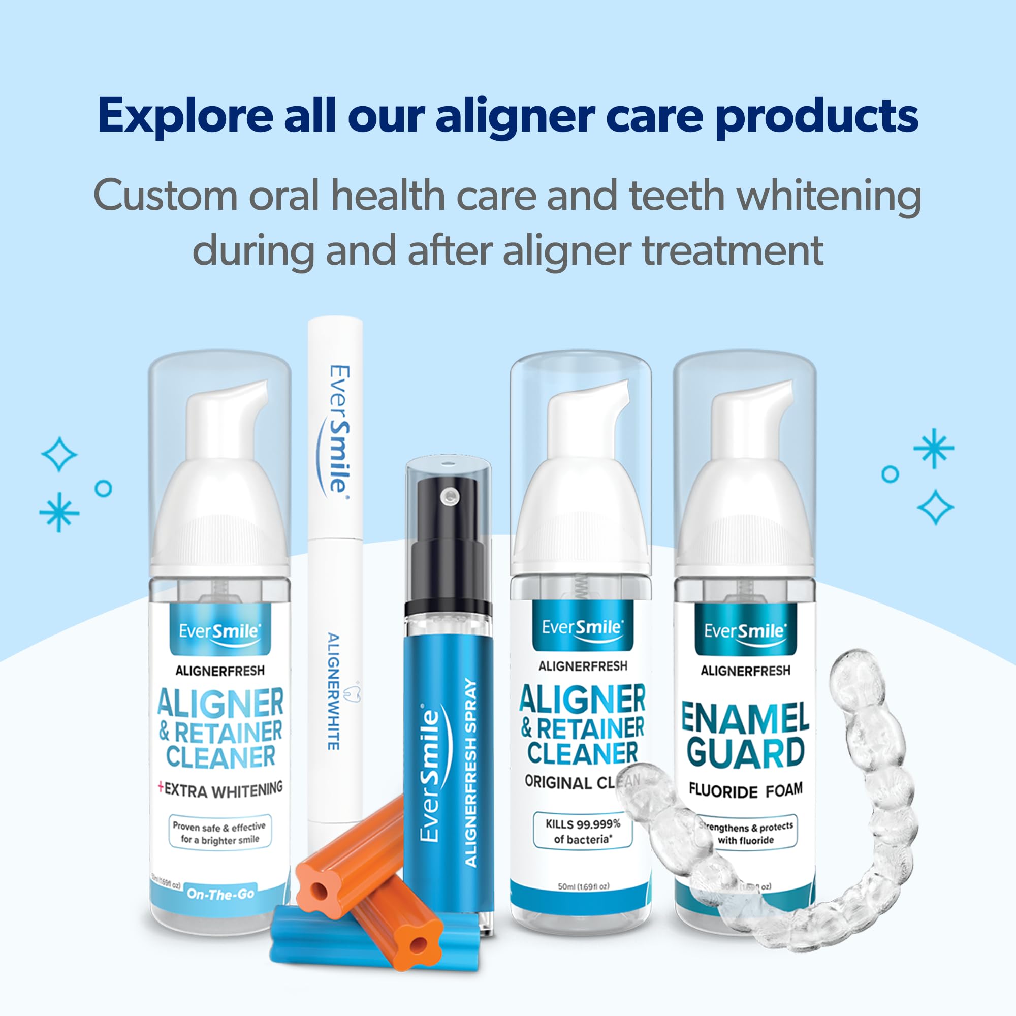 EverSmile AlignerFresh Foam Cleaner for Aligners

