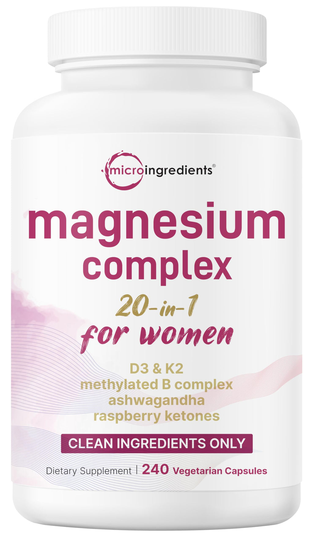 Magnesium Complex for Women | Non-GMO Filler-Free

