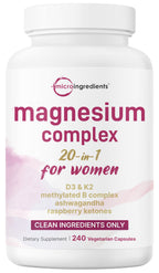 Magnesium Complex for Women | Non-GMO Filler-Free

