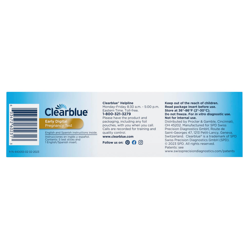 Clearblue Early Digital Pregnancy Test | Fast Results

