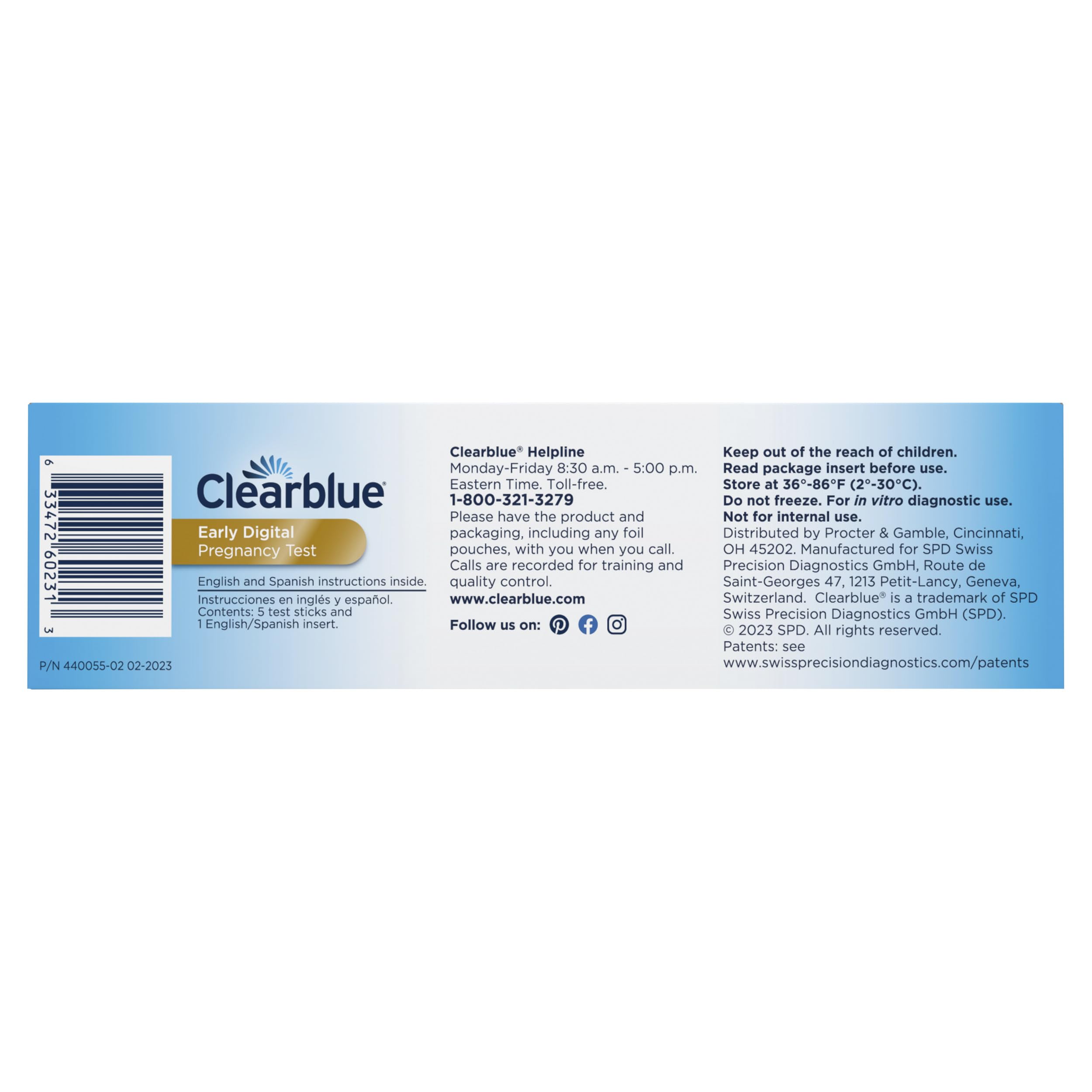 Clearblue Early Digital Pregnancy Test | Fast Results

