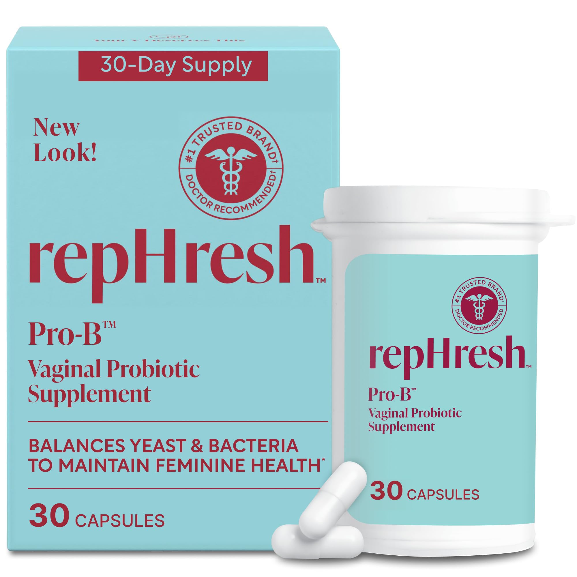 RepHresh Pro-B Vaginal Probiotic for Women

