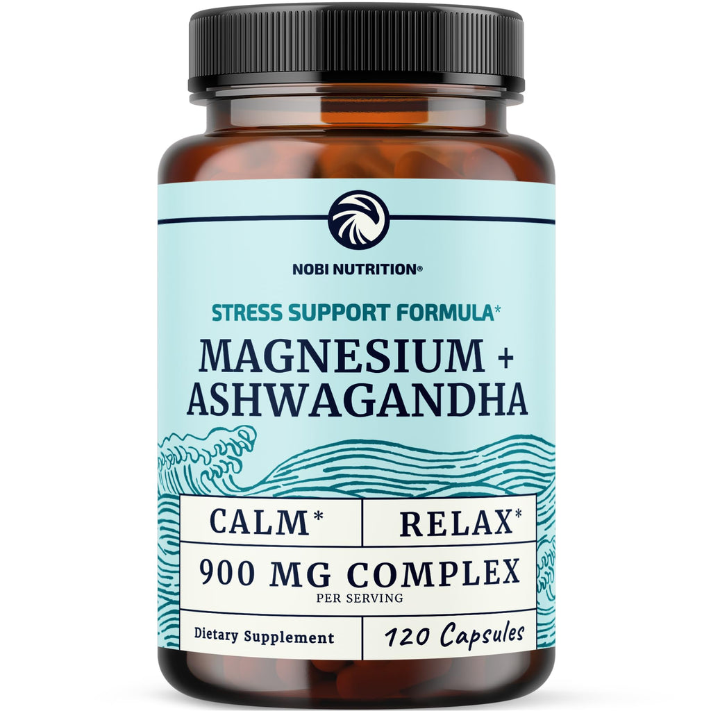 Magnesium Ashwagandha Supplement for Relaxation & Sleep

