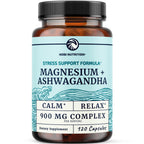 Magnesium Ashwagandha Supplement for Relaxation & Sleep

