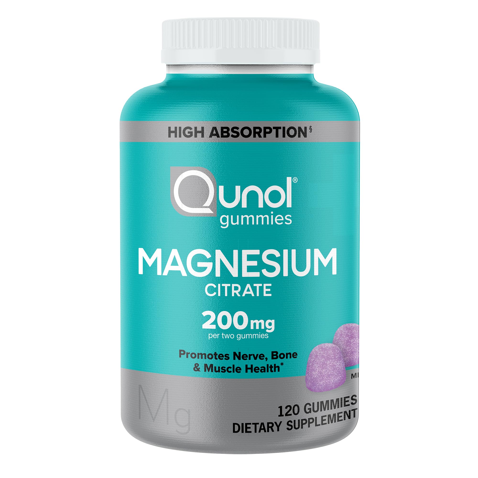 Qunol Magnesium Gummies High Absorption 200 mg

