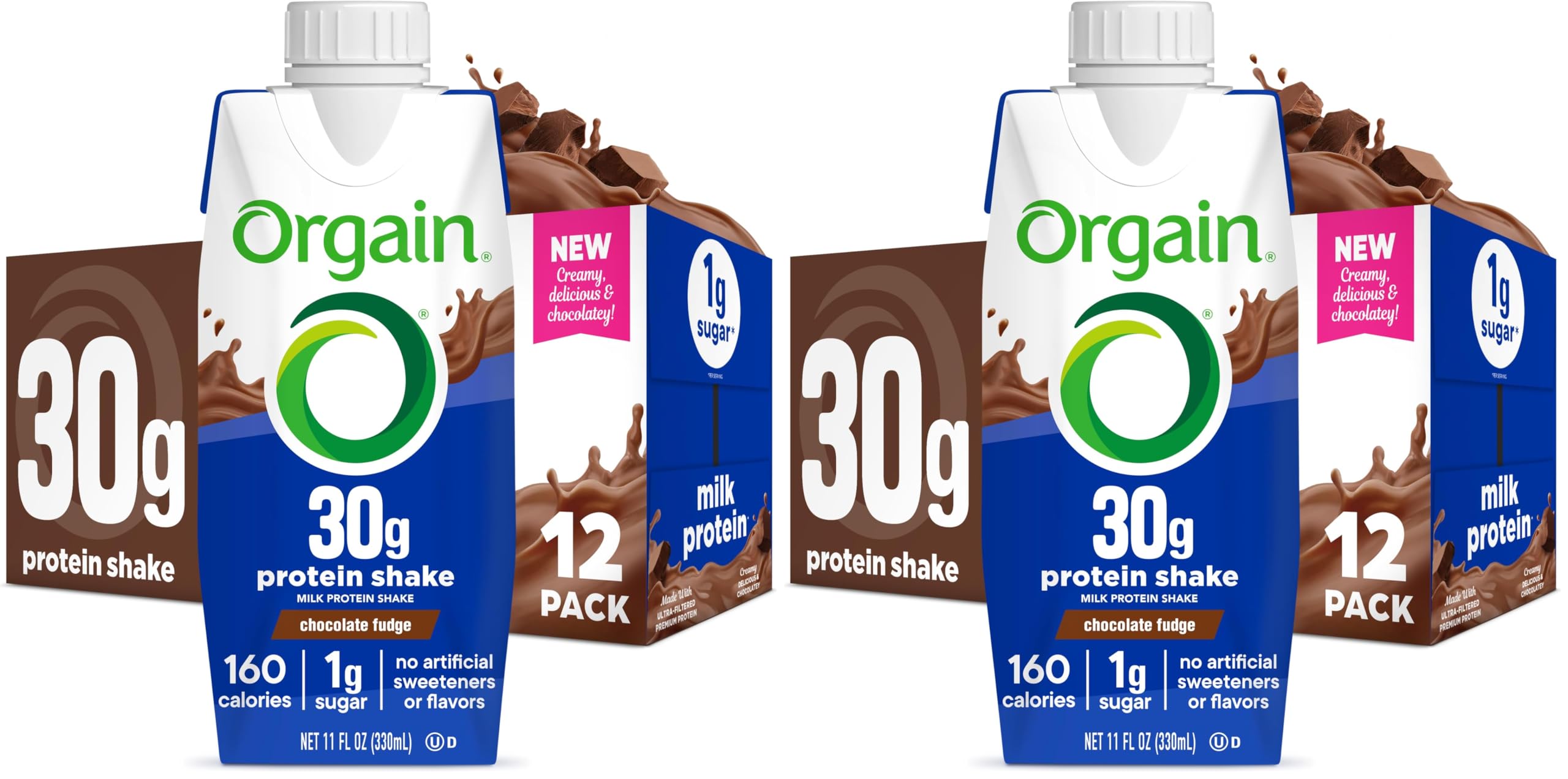 Orgain 38g High Protein Shake Dairy Isolate Milk