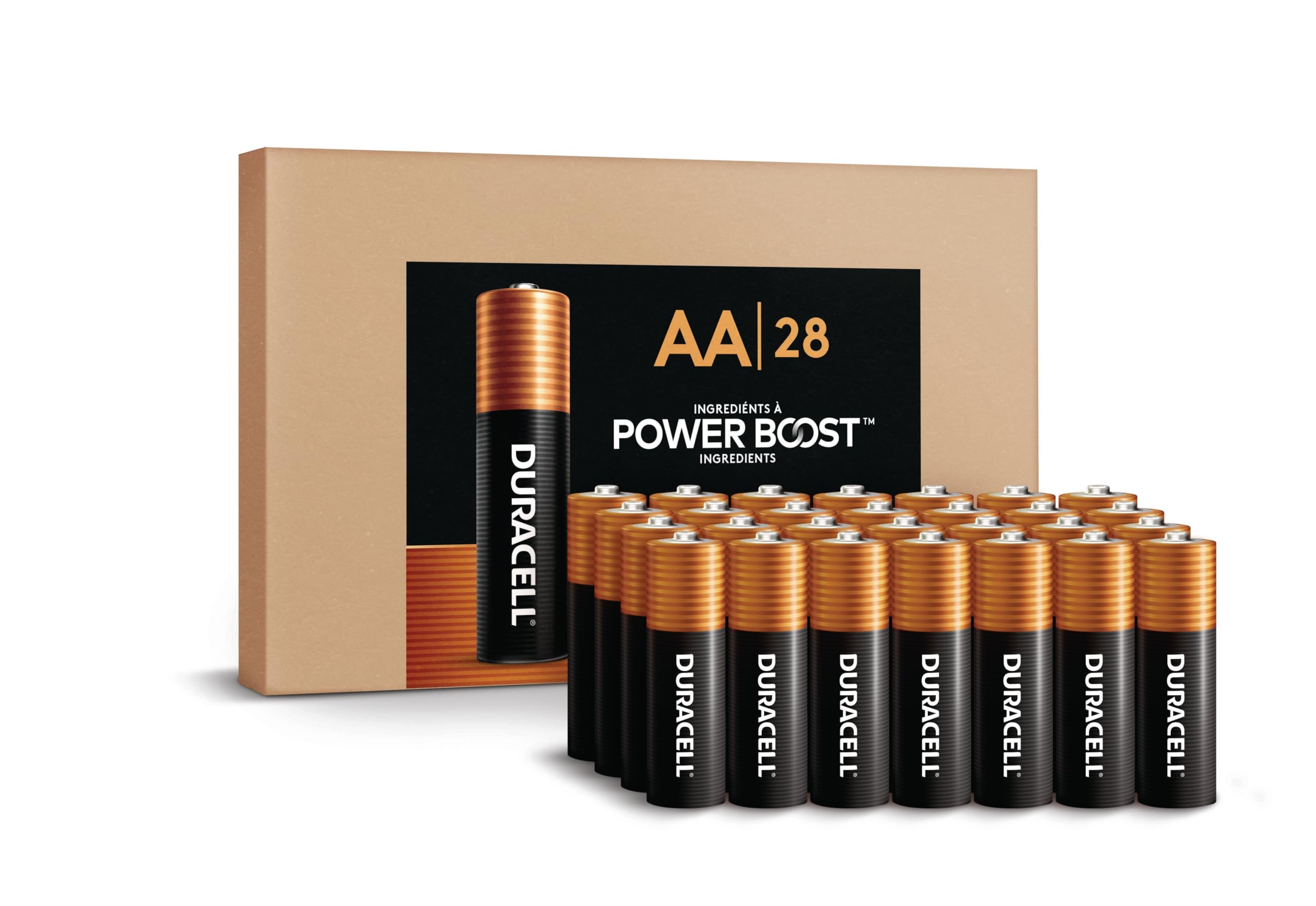 Duracell Coppertop Alkaline Batteries Power Boost Reclosable

