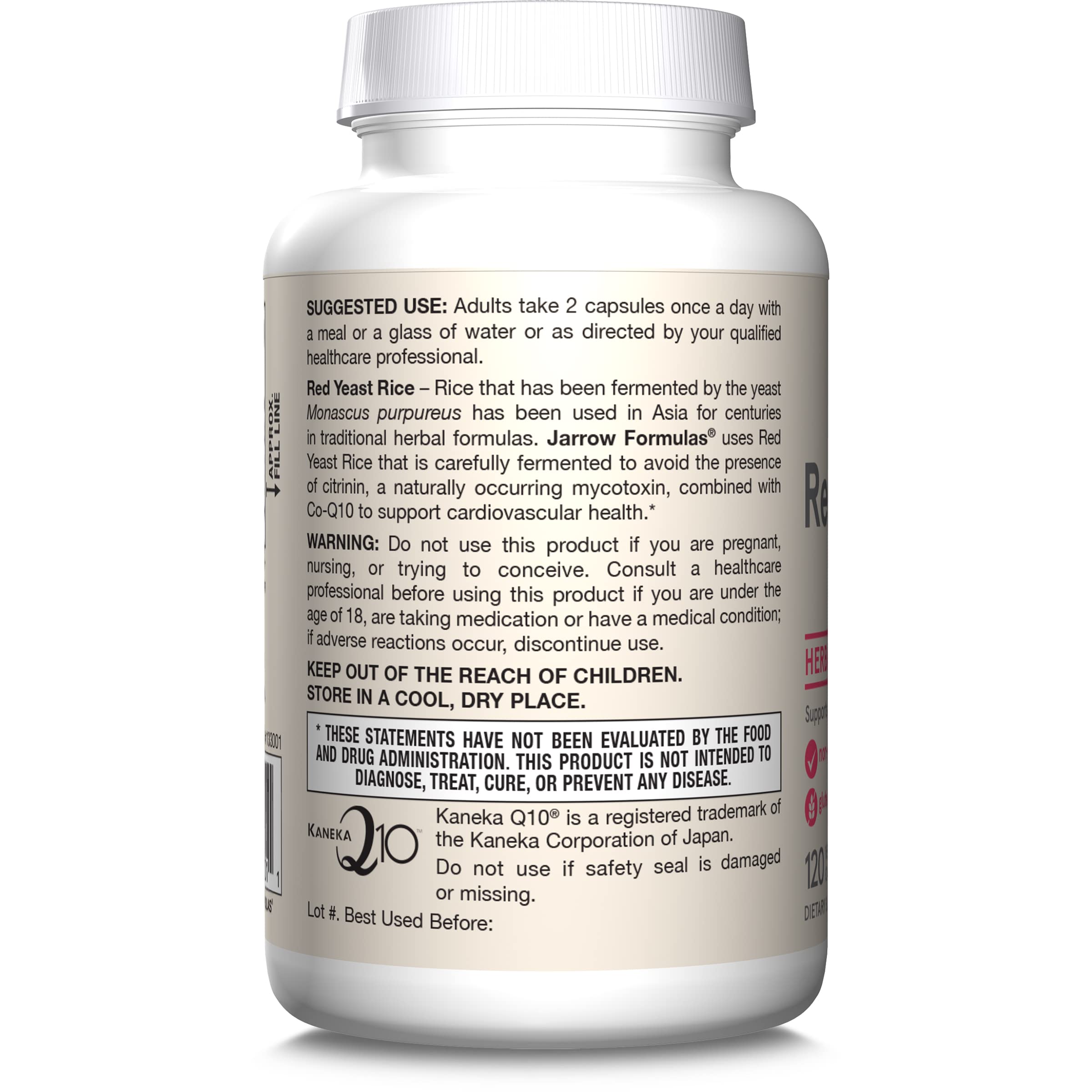 Jarrow Formulas Red Yeast Rice with CoQ10 | Heart Health

