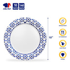 Disposable Paper Plates by JOLLY CHEF - Heavy-Duty

