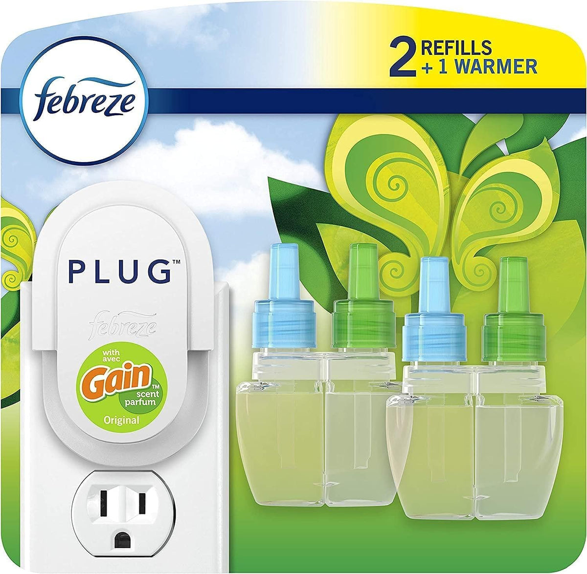 Febreze Fade Defy PLUG Kit Odor-Fighting Air Freshener