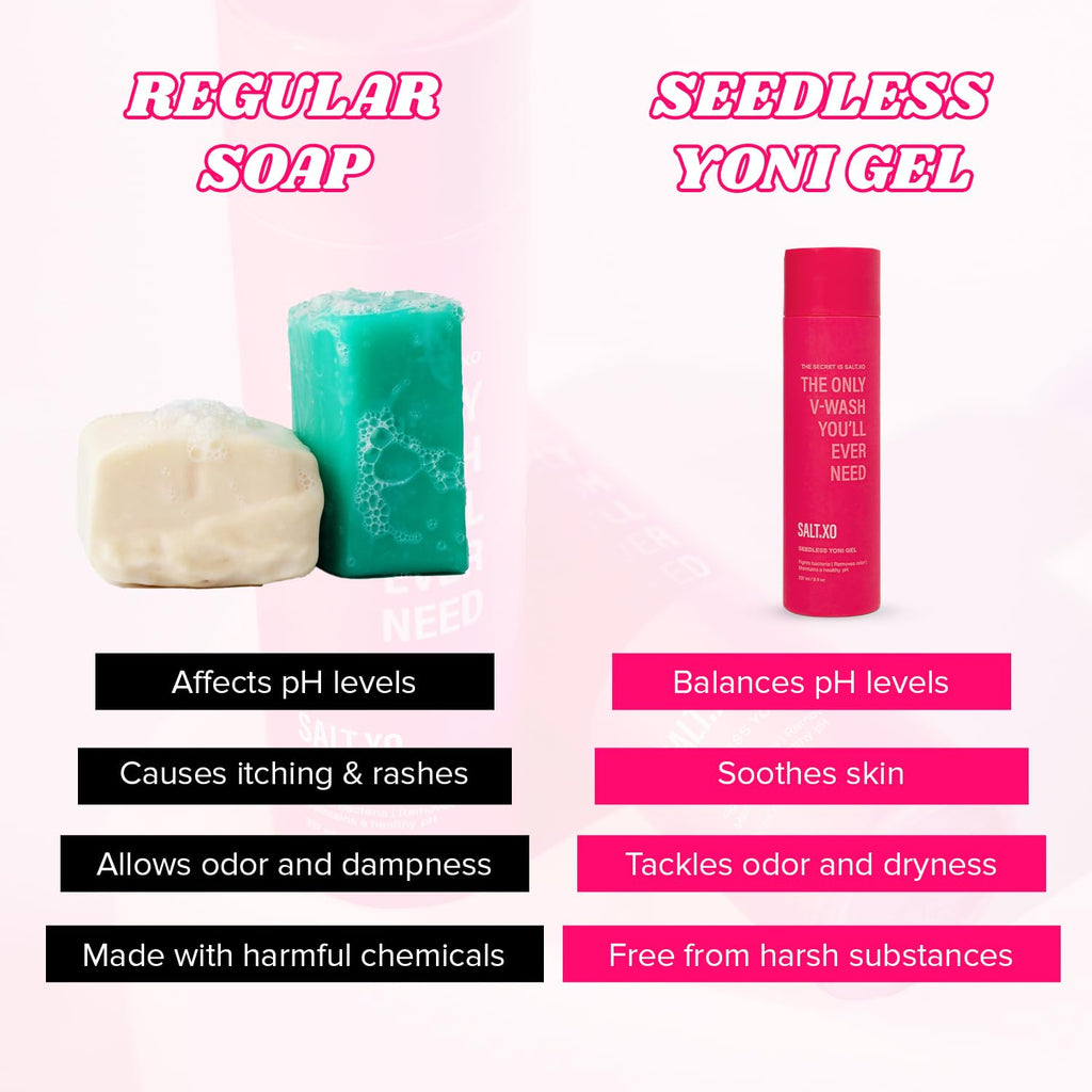 salt.xo Seedless Yoni Gel Wash - Feminine Hygiene

