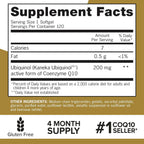 Qunol Ubiquinol CoQ10 Softgels 200 mg

