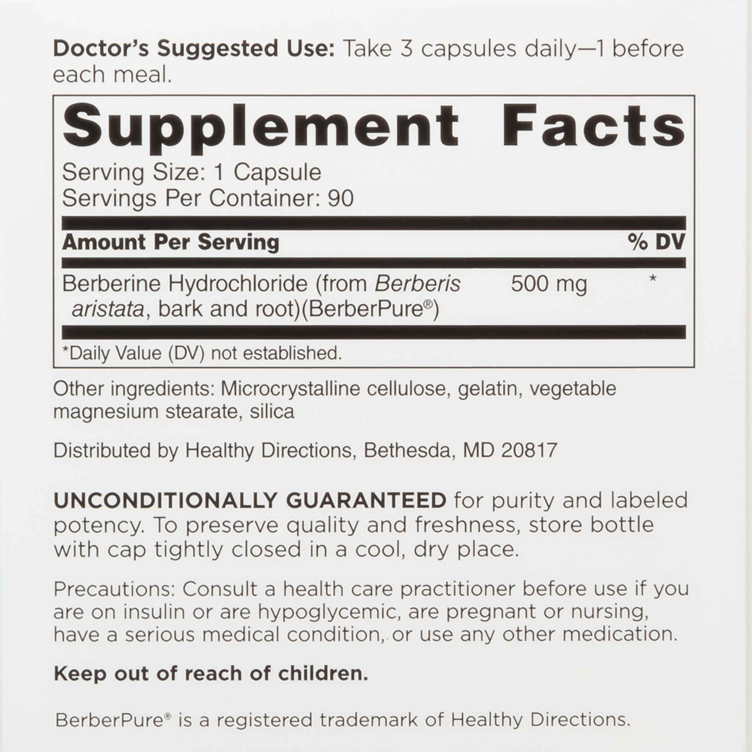 Berberine Clinical Grade | Doctors' Preferred

