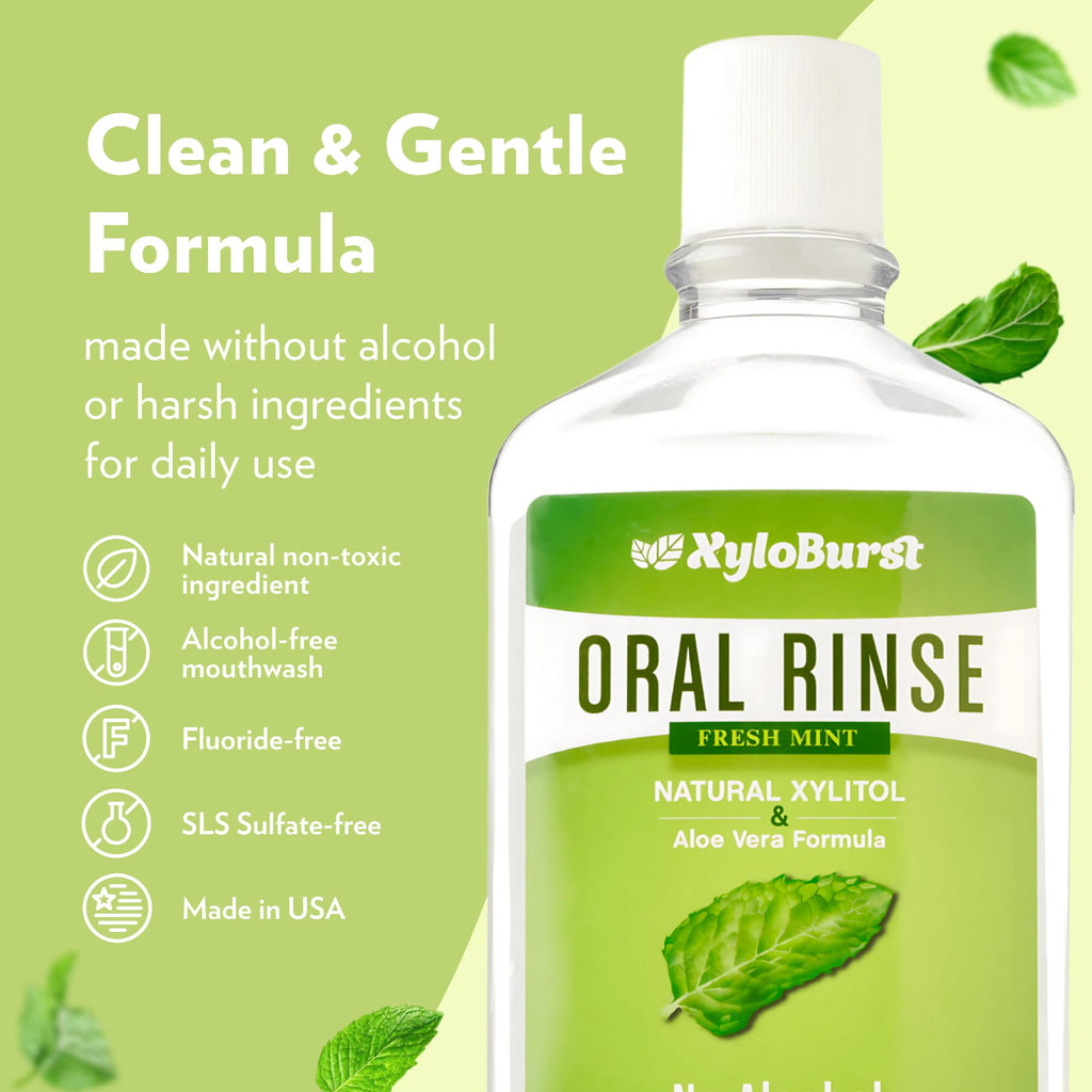Xyloburst Xylitol Mouthwash - Alcohol-Free & Fluoride-Free

