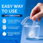 Retainer Cleaner Tablets for Invisalign & Aligners | Ultrasonic Safe

