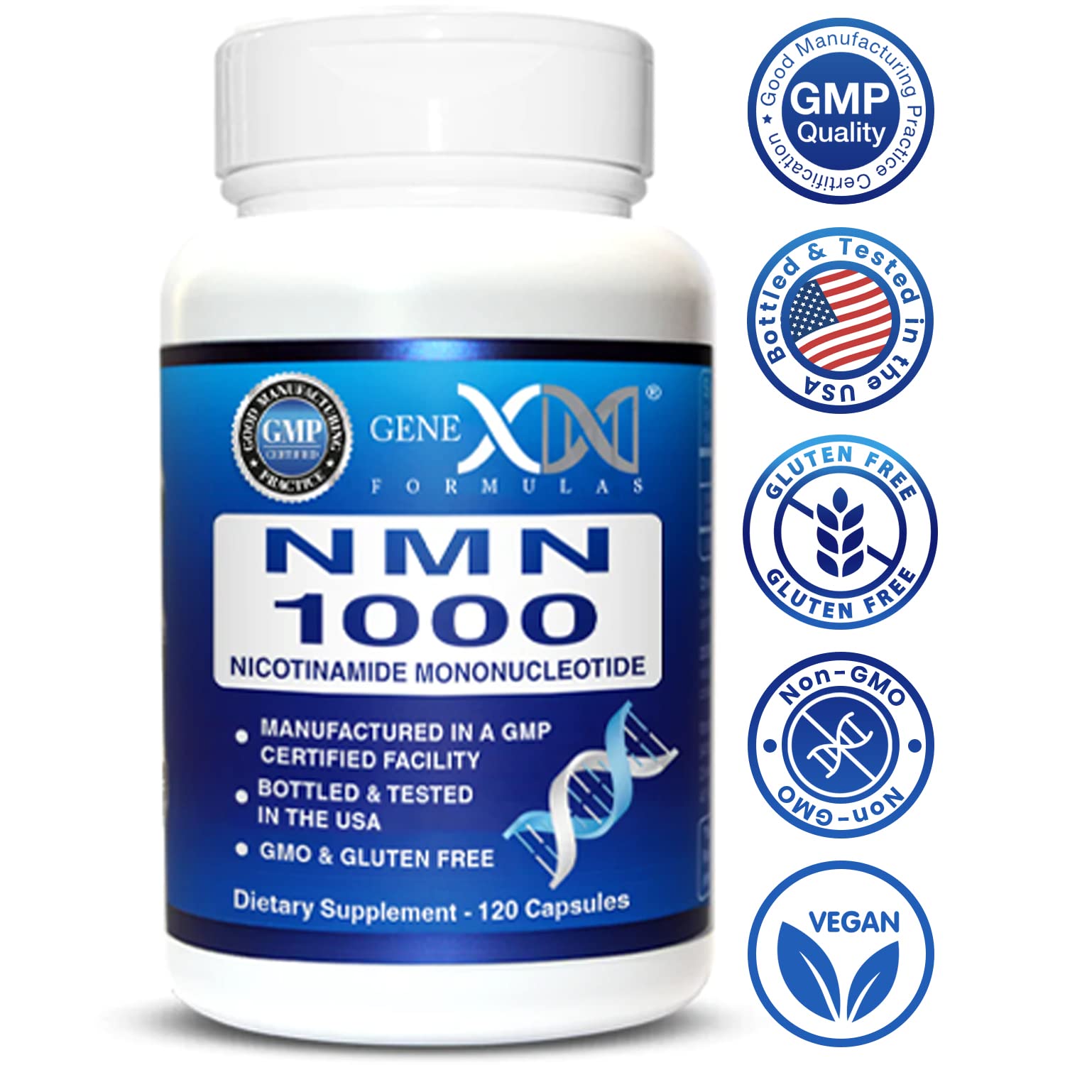 Genex NMN 1000mg Capsules for NAD+ Support


