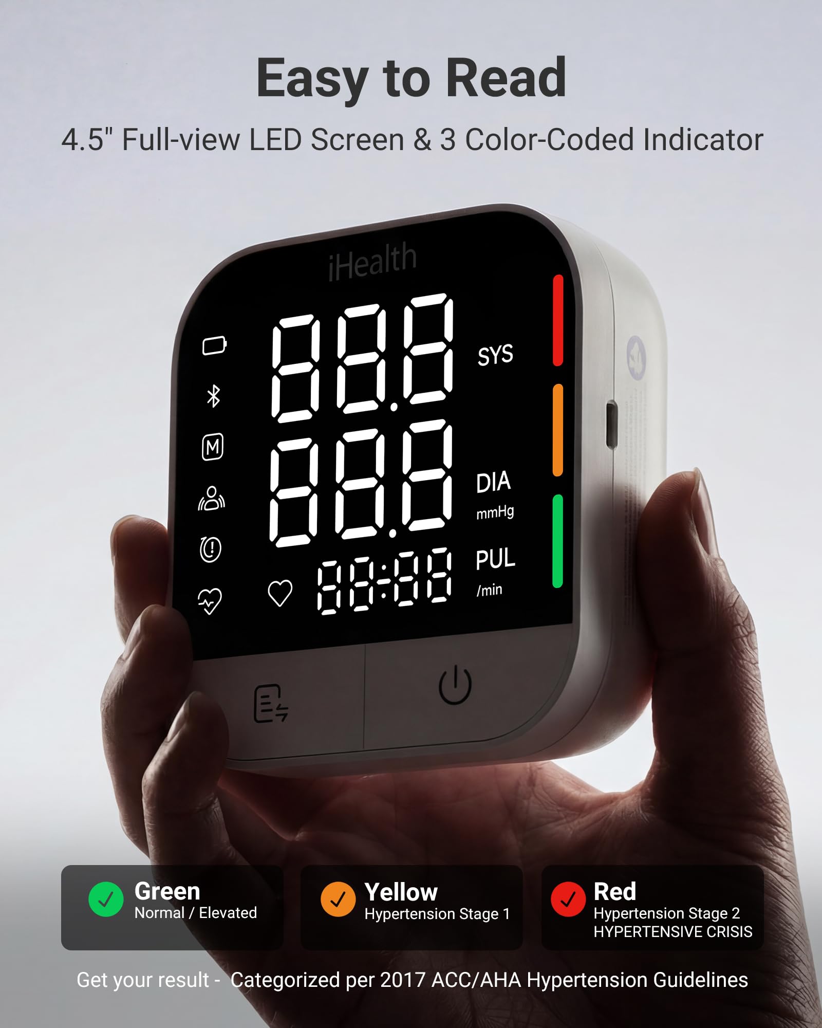 Blood Pressure Monitor by iHealth Track Pro - App Sync

