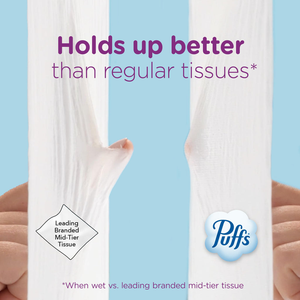 Puffs Ultra Soft Facial Tissues – Gentle Nose Comfort

