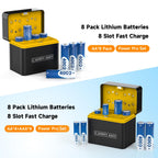 Carry Any Rechargeable Lithium Batteries with Smart USB-C Charger

