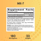 Jarrow Formulas MK-7 Vitamin K2 Softgels for Bone & Heart

