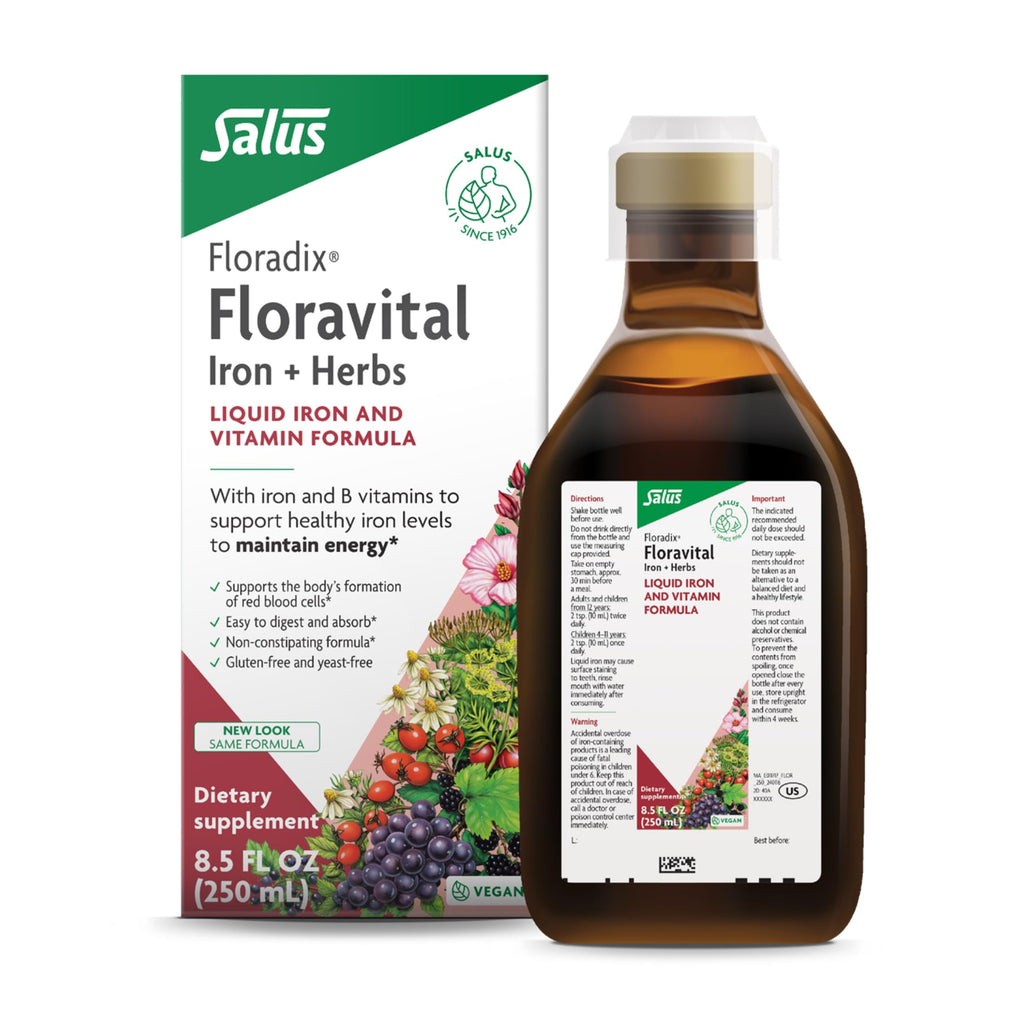 Floravital Liquid Iron Supplement by Salus | Energy Support

