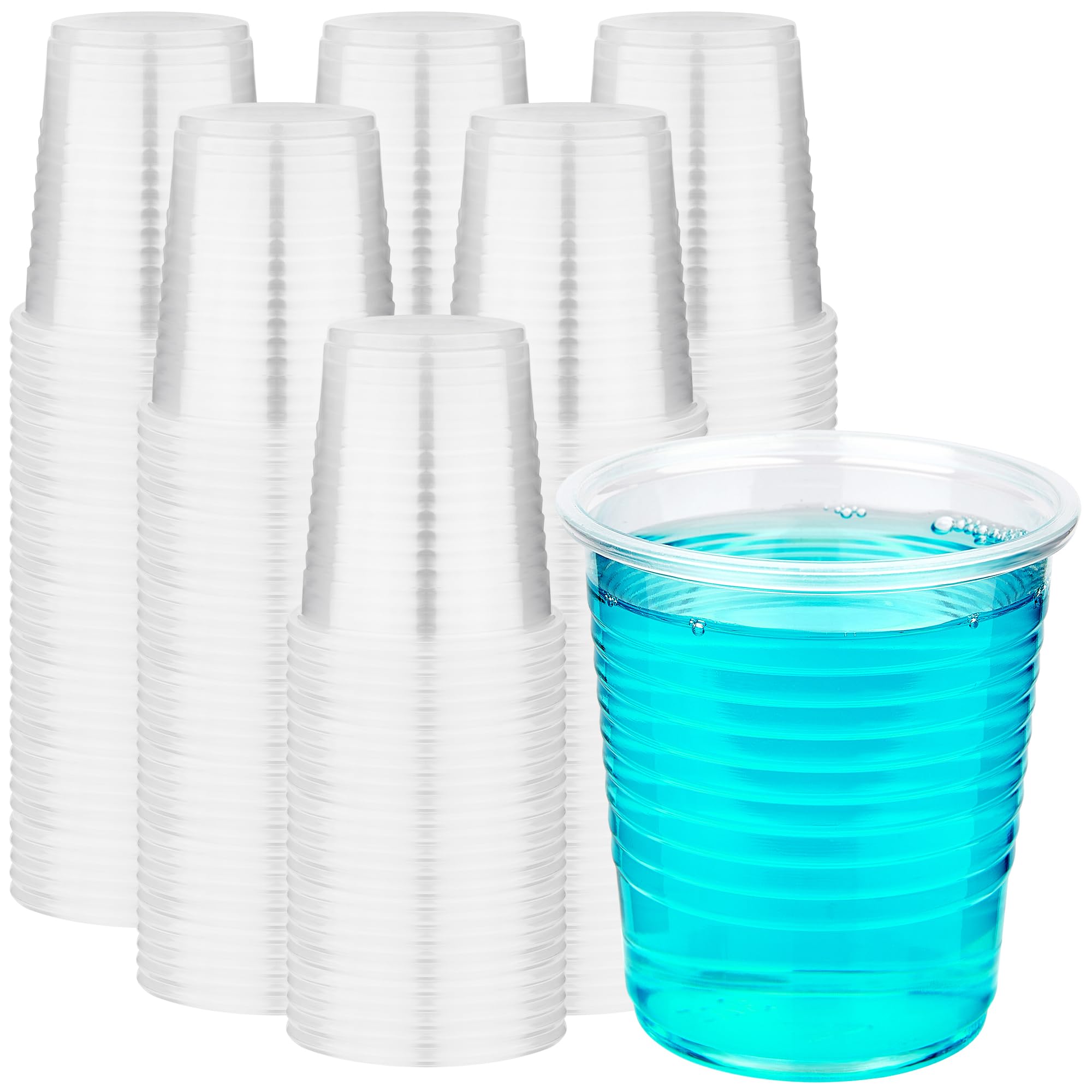 RACETOP Clear Disposable Plastic Cups for Parties