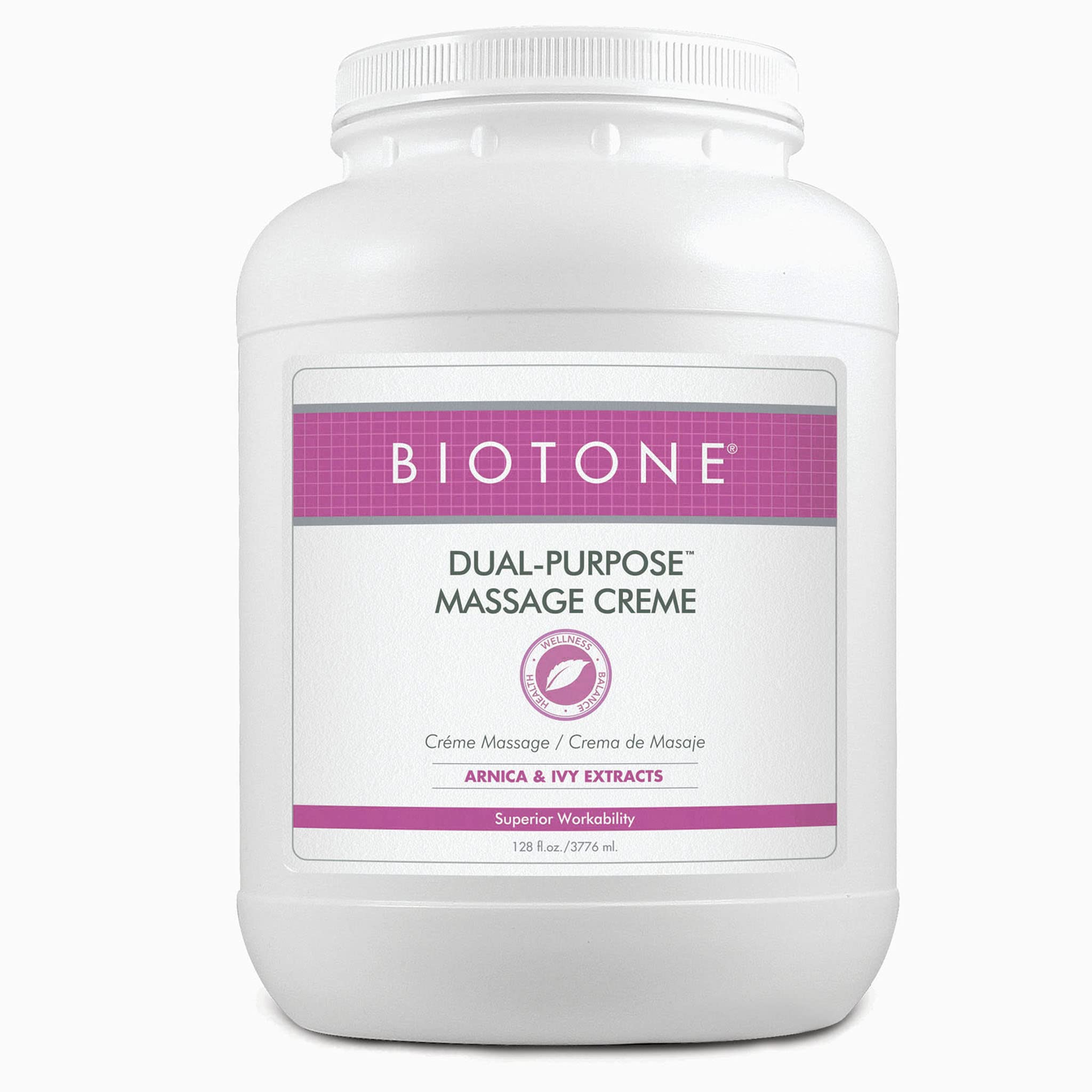 BIOTONE Dual-Purpose Massage Crème with Arnica and Ivy Extracts