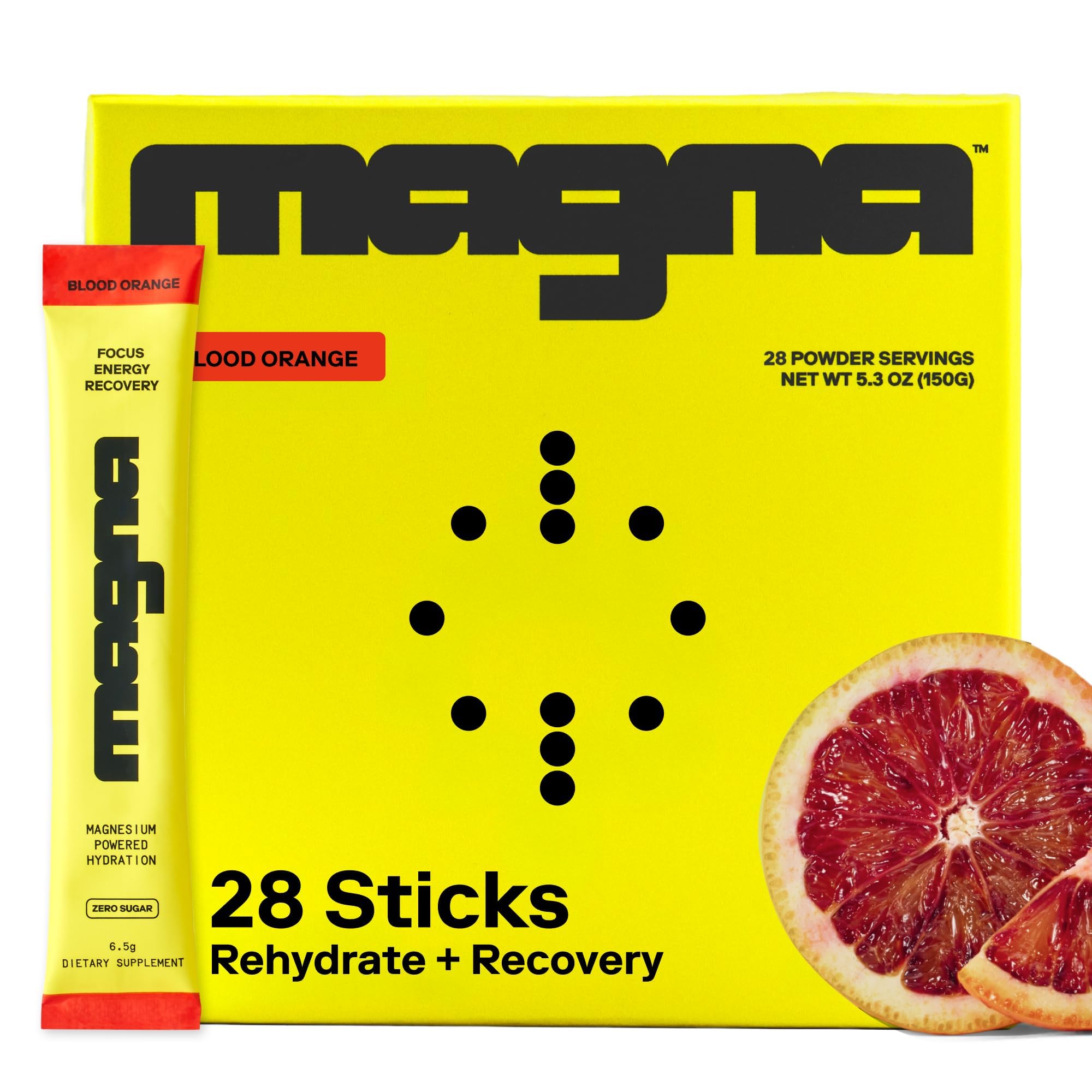 MAGNA Electrolytes Powder Drink Mix for Hydration, Energy & Focus