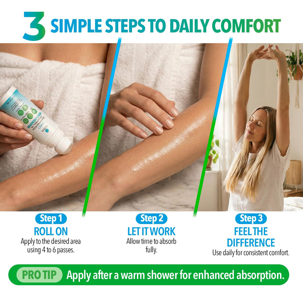 Dr. Robaina DMSO Roll-On for Skin Care | Arnica, Magnesium, Aloe & Vitamin E


