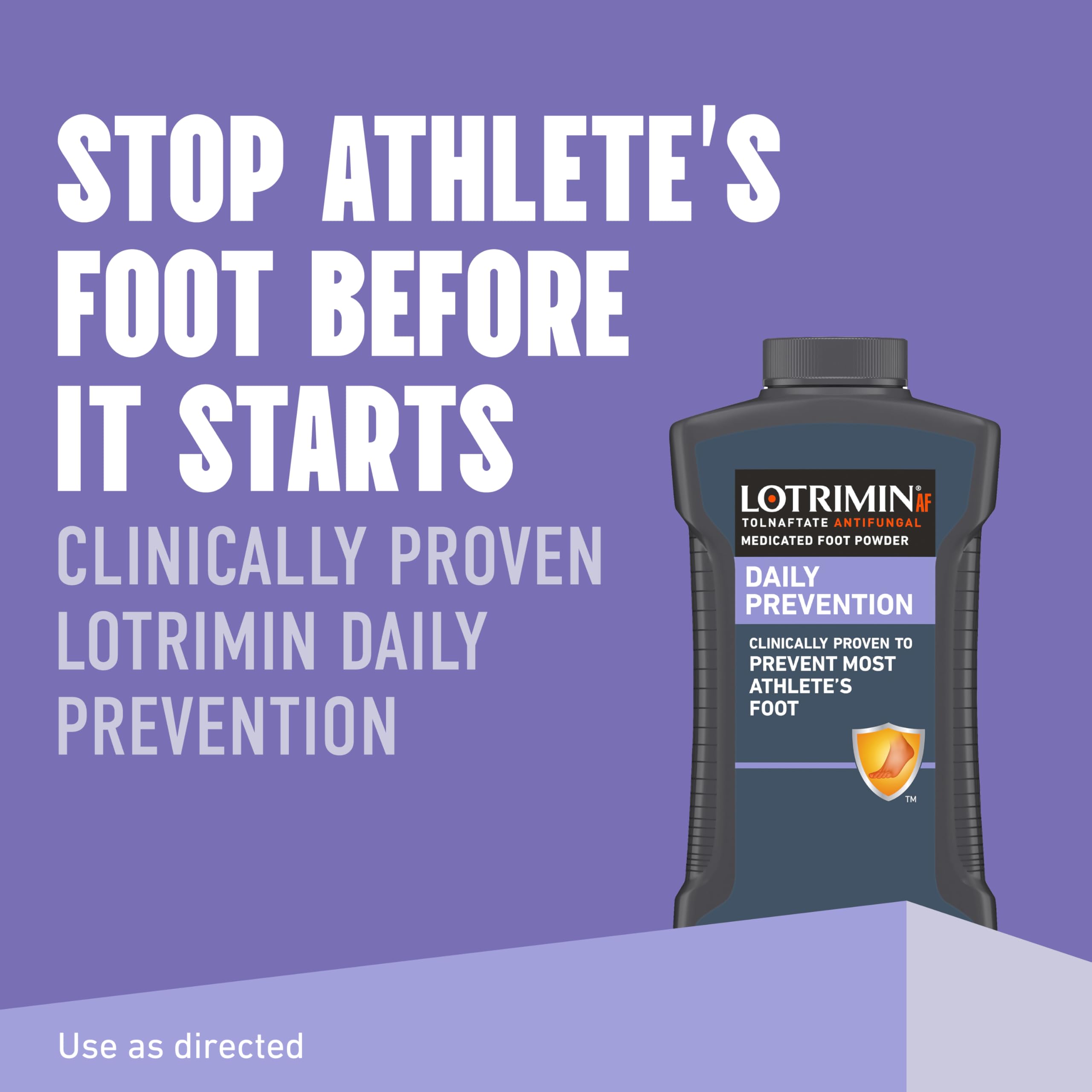 Lotrimin AF Daily Prevention Foot Powder Tolnaftate

