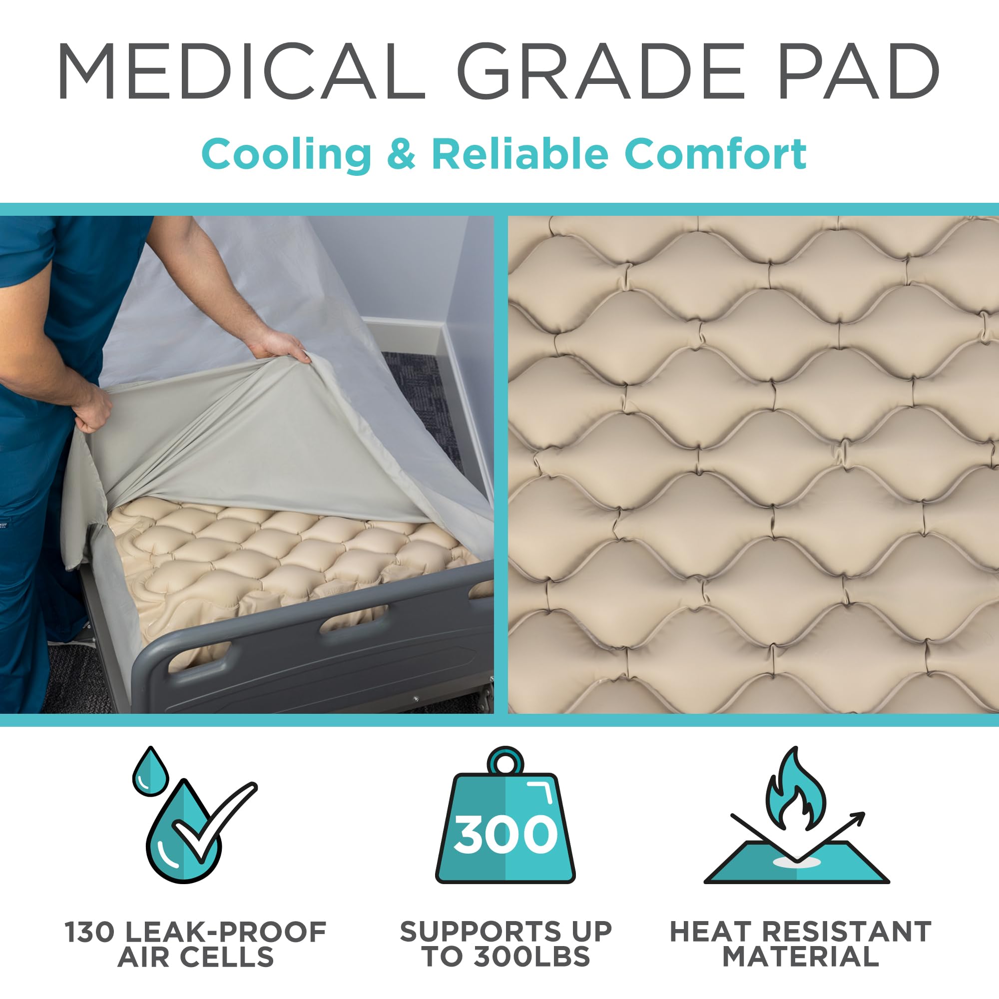 Vive Alternating Pressure Mattress Pad for Care

