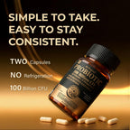 Probiotic with Prebiotics for Gut Health – Vegan, Non-GMO


