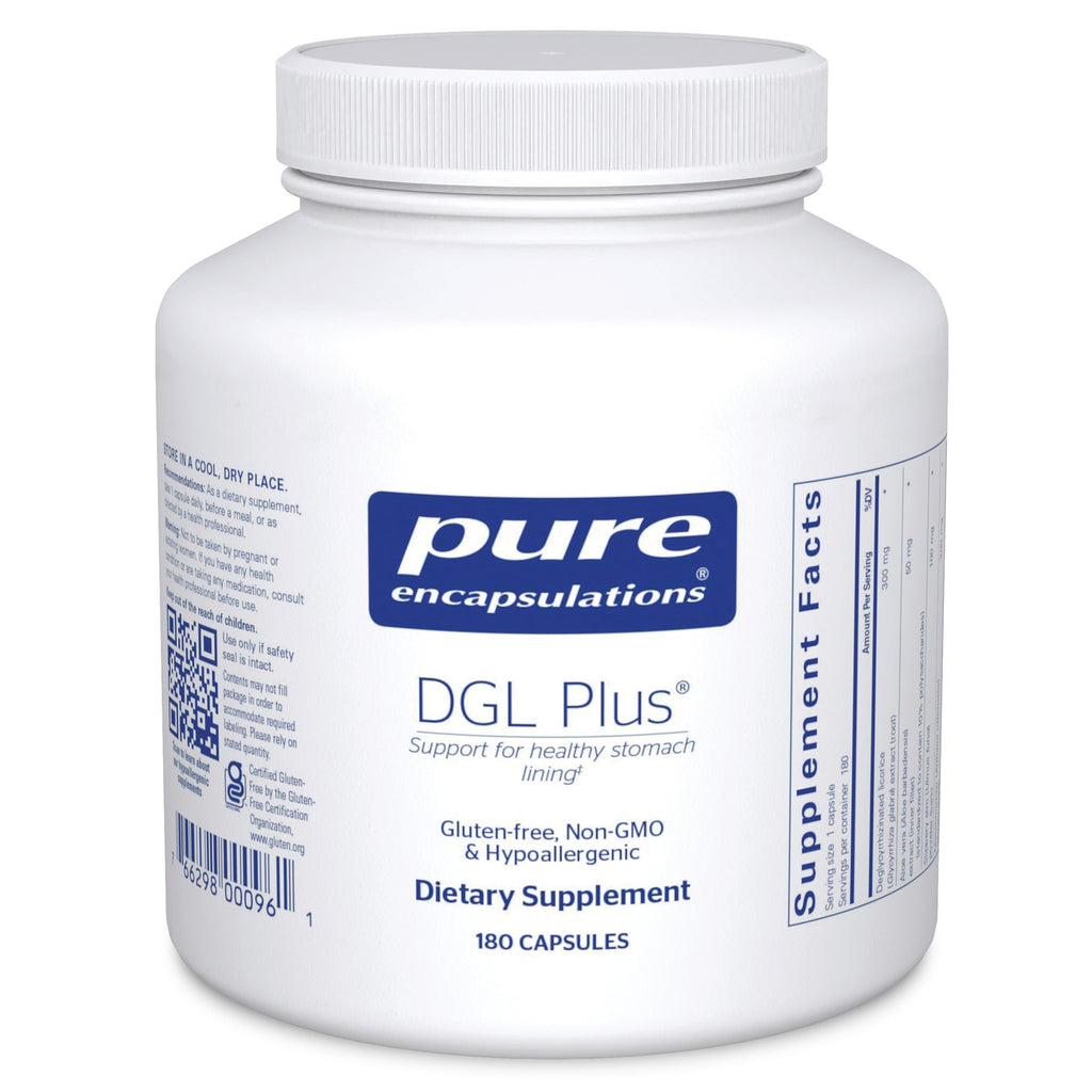 Pure Encapsulations DGL Plus Gut Health Supplement with Marshmallow Root