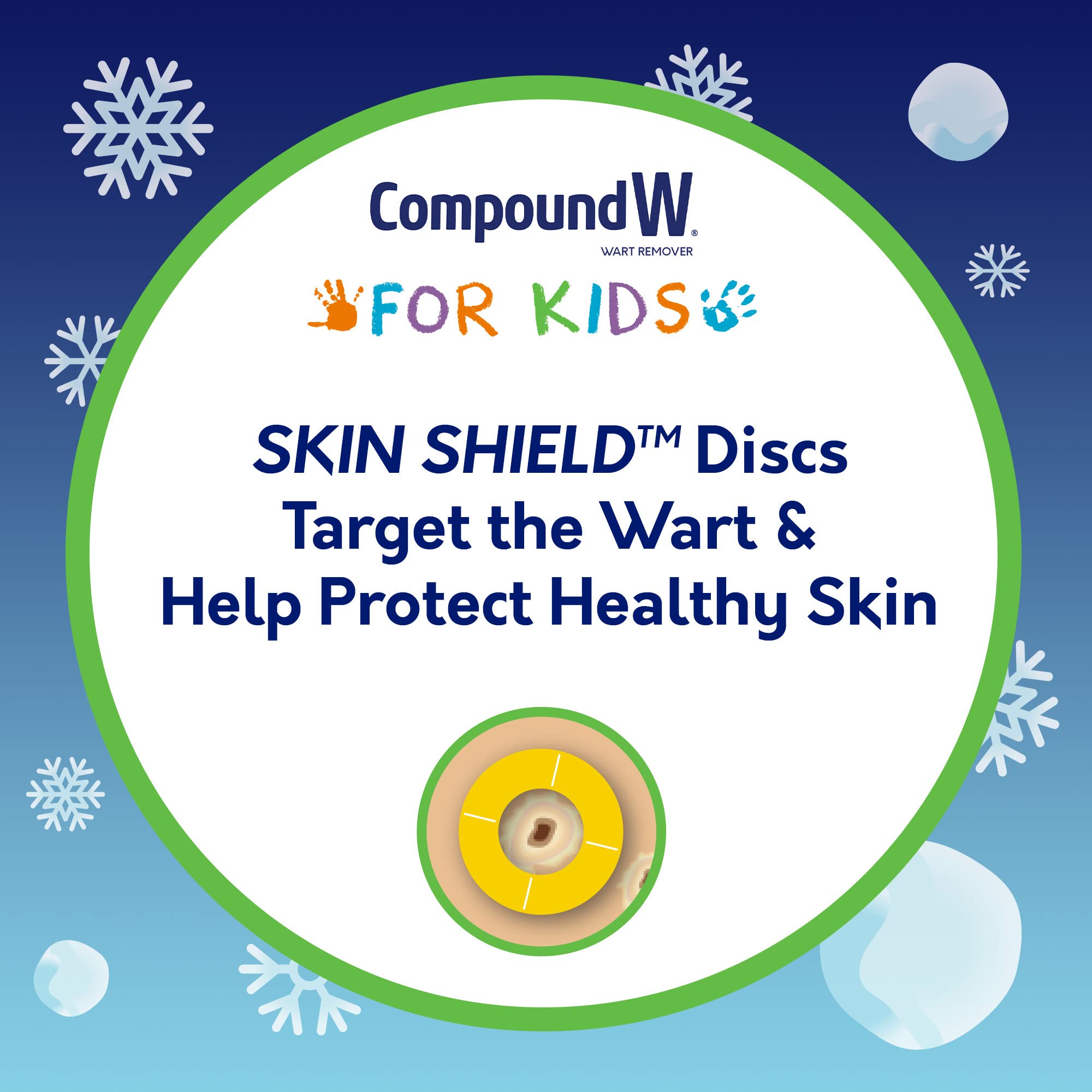 Compound W Freeze Off Wart Remover for Kids with Skin Shield

