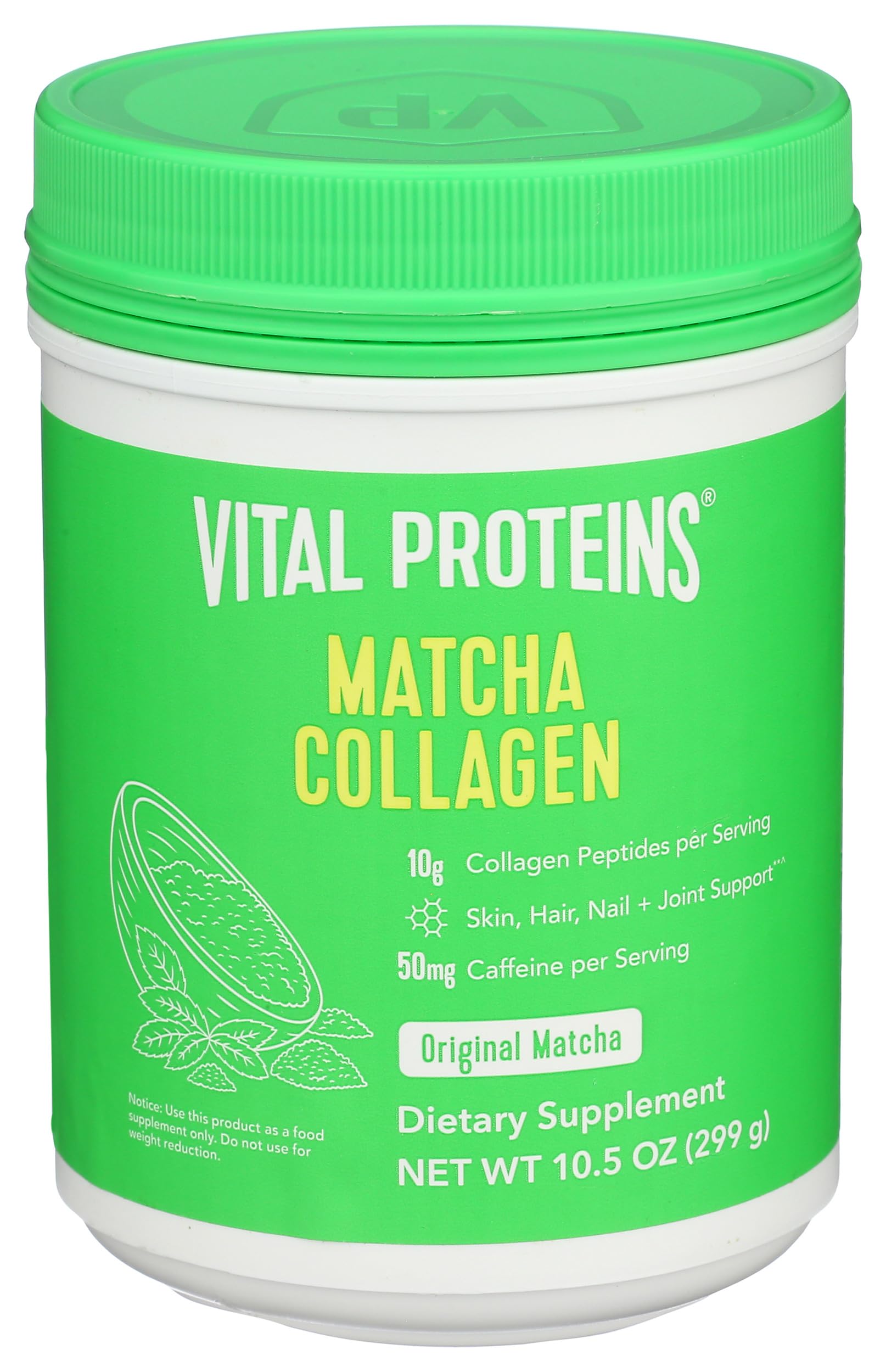 Vital Proteins Matcha Collagen Peptides Powder Supplement

