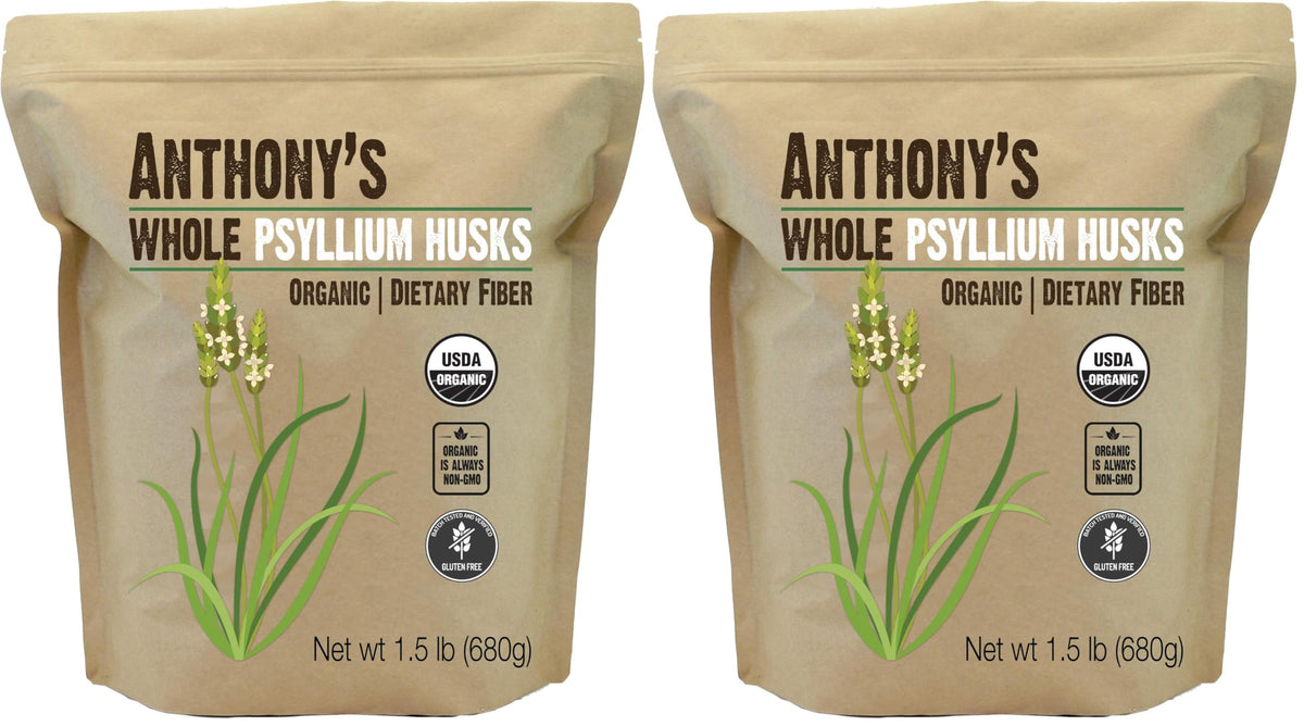 Anthony's Organic Psyllium Husks Dietary Fiber - Gluten Free
