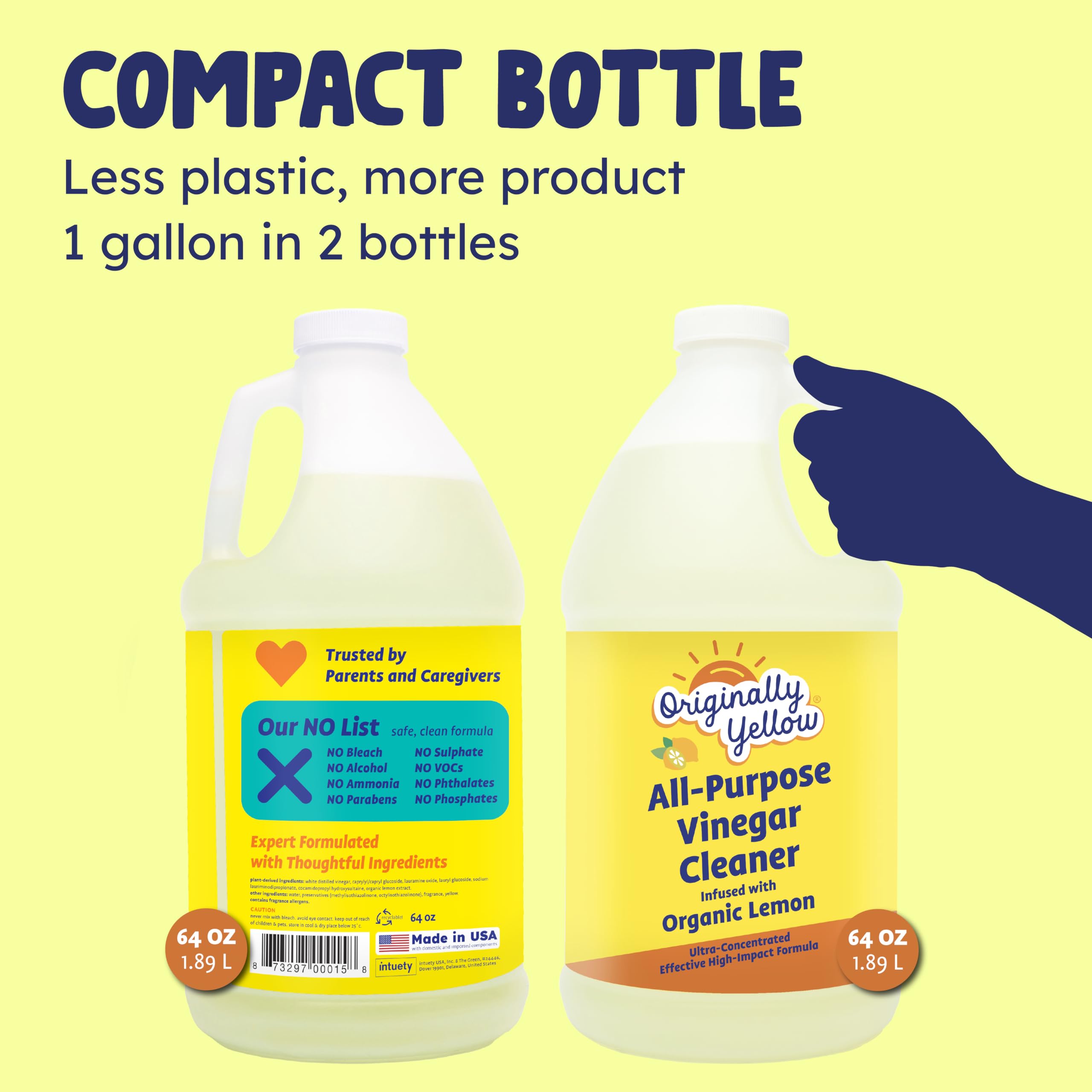 Originally Yellow Cleaning Vinegar - All-Purpose Cleaner

